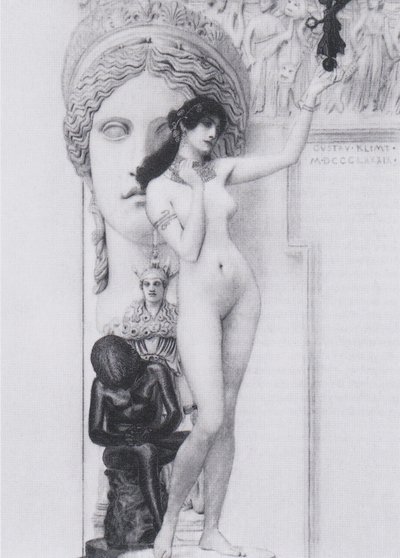 Allegory of Sculpture by Gustav Klimt